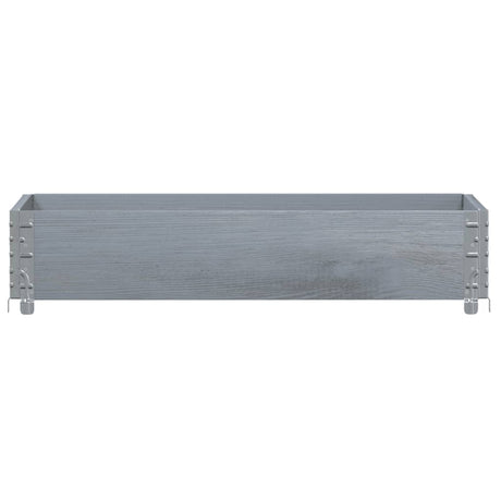 Vidaxx Palettenoberkante 100x50 cm massives Kiefernholz grau