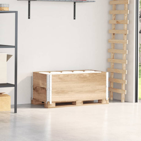 Vidaxx Palettenaufsatzrahmen 2 Stück 100x50 cm massives Kiefernholz