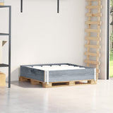 Vidaxx Palettenoberkante 100x100 cm massives Kiefernholz grau