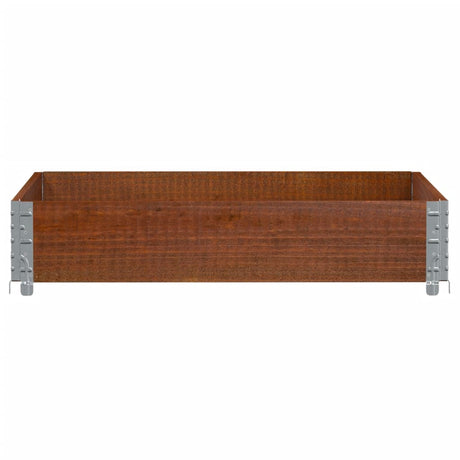 Vidaxx Palettenoberkante 100x100 cm massives Kiefernholz braun
