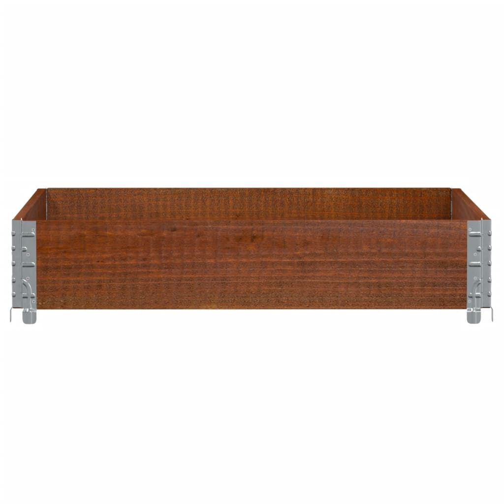 Vidaxx Palettenoberkante 100x100 cm massives Kiefernholz braun
