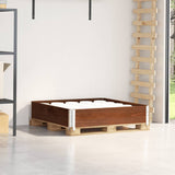 Vidaxx Palettenoberkante 100x100 cm massives Kiefernholz braun