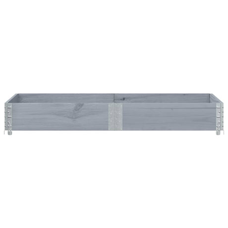 Vidaxx Palettenoberkante 150x50 cm massives Kiefernholz grau