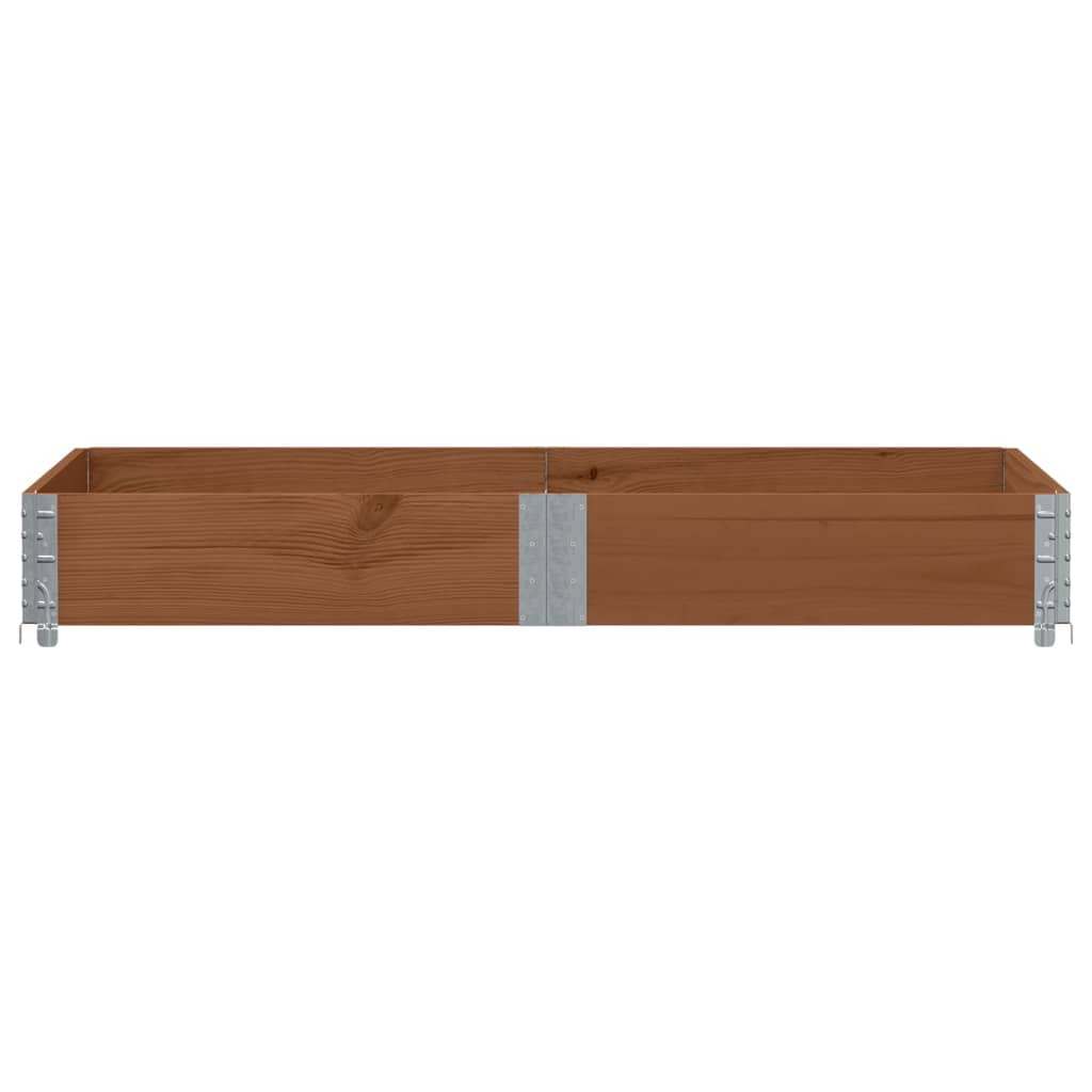 Vidaxx Palettenoberkante 150x100 cm massives Kiefernholz braun