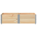 Vidaxx Palettenaufsatzrahmen 2 Stück 150x100 cm massives Kiefernholz