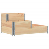 Vidaxx Hochkübel 3-lagig 120x80 cm massives Kiefernholz