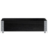 Vidaxx Pflanzgefäß 80x60 cm massives Kiefernholz schwarz