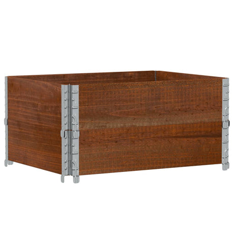 Vidaxx Pflanzgefäß 80x60 cm massives Kiefernholz braun