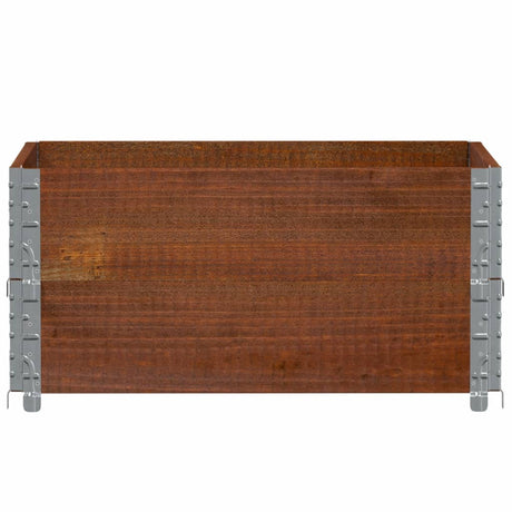 Vidaxx Pflanzgefäß 80x60 cm massives Kiefernholz braun