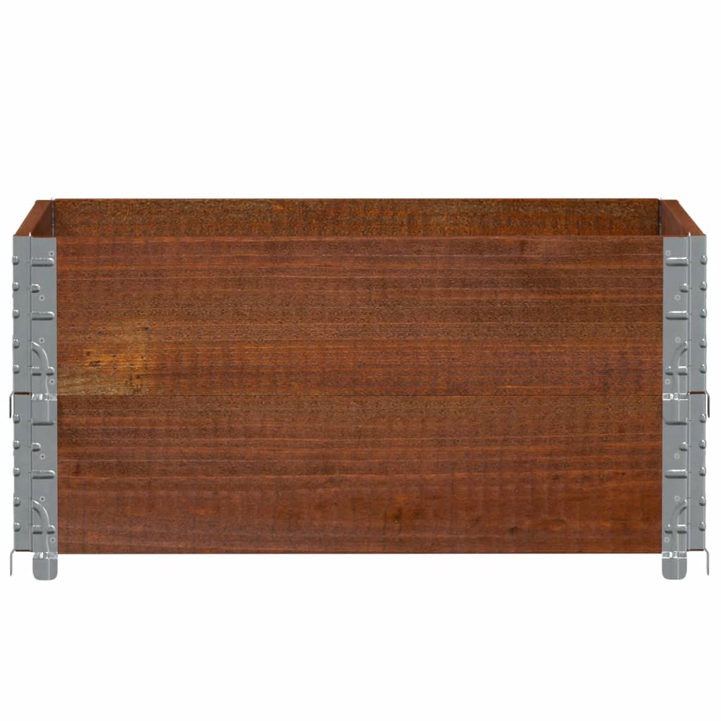 Vidaxx Pflanzgefäß 80x60 cm massives Kiefernholz braun