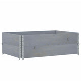 Vidaxx Pflanzgefäß 120x80 cm massives Kiefernholz grau