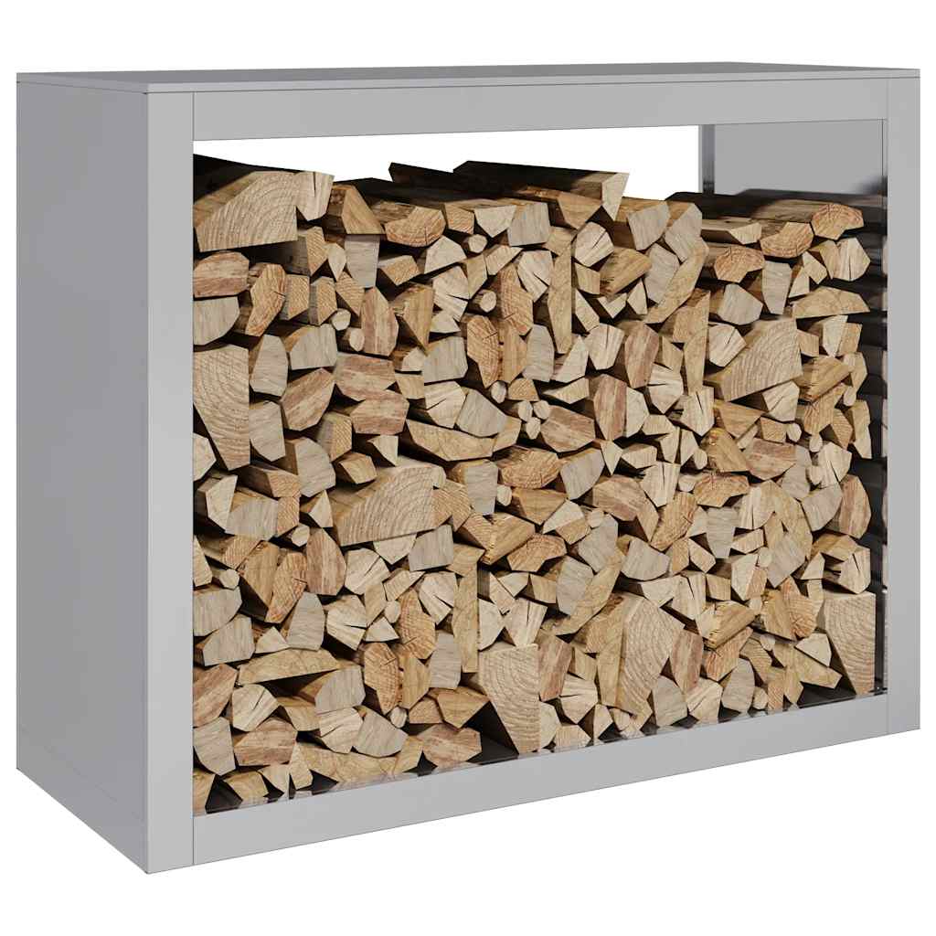 Vidaxx Brennholzregal 100x40x80 cm aus verzinktem Stahl