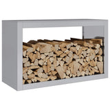 Vidaxx Brennholzregal 100x40x60 cm aus verzinktem Stahl