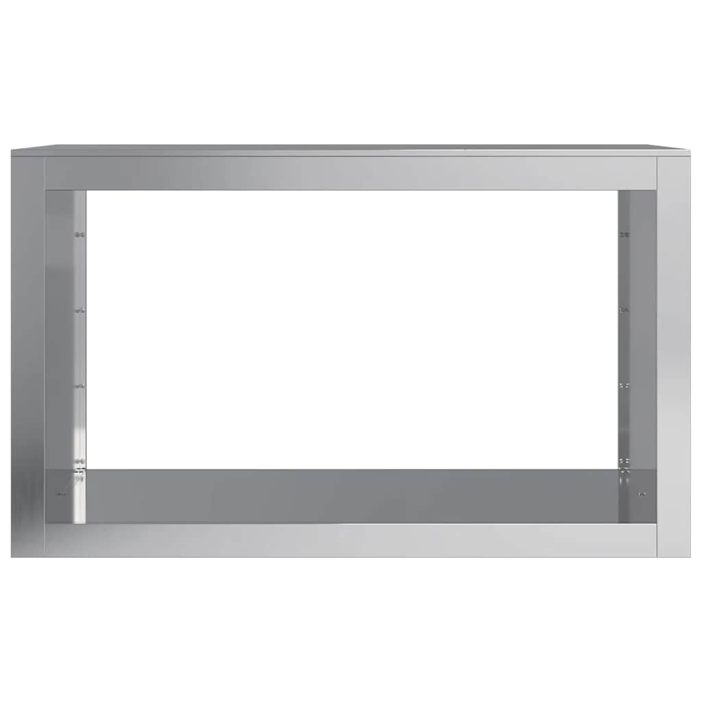 Vidaxx Brennholzregal 100x40x60 cm aus verzinktem Stahl