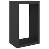 Vidaxx Kaminholzregal 60x40x100 cm Stahl schwarz