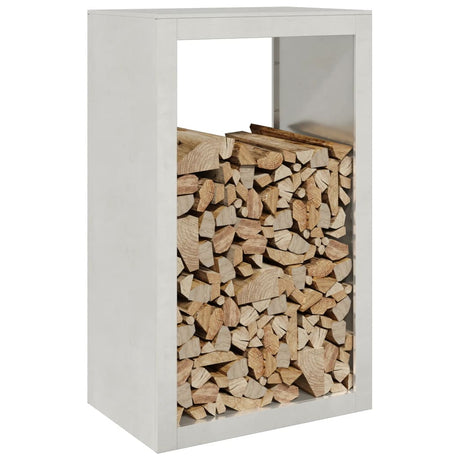 Vidaxx Kaminholzregal 60x40x100 cm Edelstahl