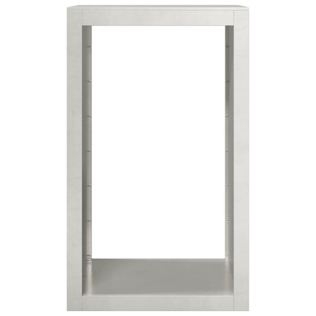 Vidaxx Kaminholzregal 60x40x100 cm Edelstahl