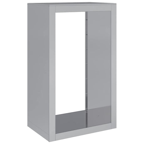Vidaxx Kaminholzregal 60x40x100 cm aus verzinktem Stahl