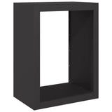 Vidaxx Kaminholzregal 60x40x80 cm Stahl schwarz