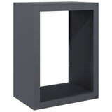 Vidaxx Kaminholzregal 60x40x80 cm Stahl Anthrazit
