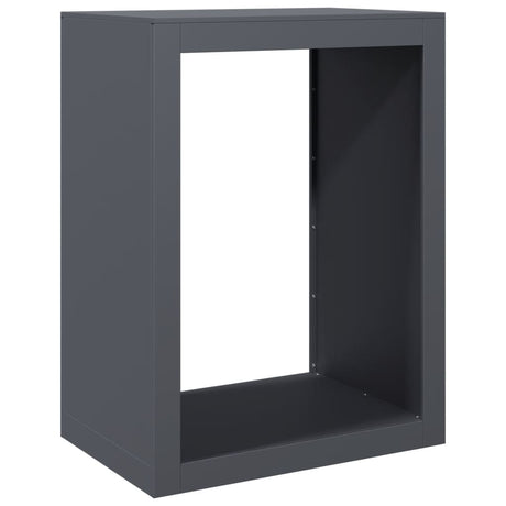 Vidaxx Kaminholzregal 60x40x80 cm Stahl Anthrazit