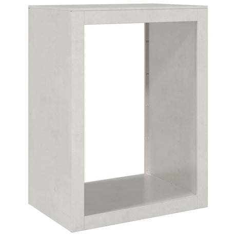 Vidaxx Kaminholzregal 60x40x80 cm Edelstahl