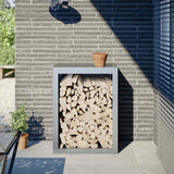 Vidaxx Brennholzregal 60x40x80 cm aus verzinktem Stahl