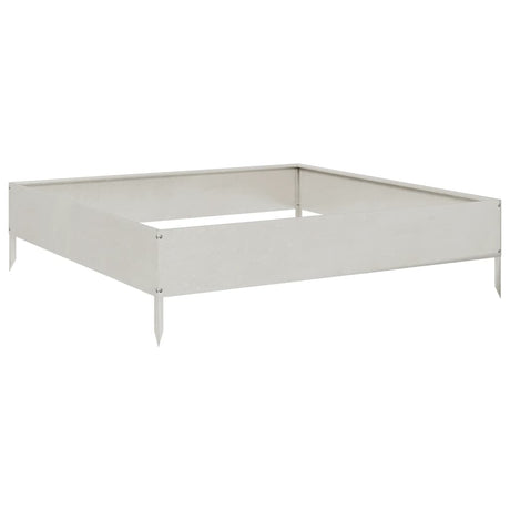 Vidaxx Pflanzgefäß erhöht 100x100x26 cm Edelstahl