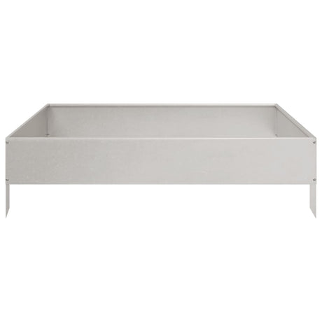 Vidaxx Pflanzgefäß erhöht 100x100x26 cm Edelstahl