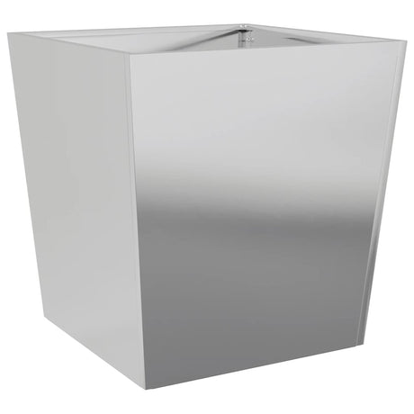 Vidaxx Pflanzgefäß 50x50x50 cm aus verzinktem Stahl
