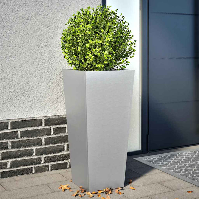Vidaxx Pflanzgefäße 2 Stück 35x35x75 cm verzinkter Stahl