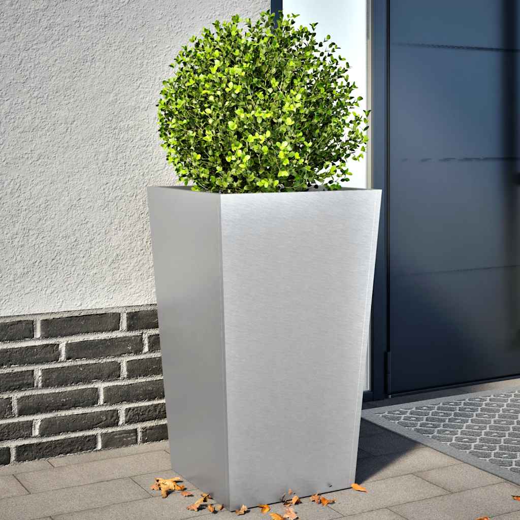 Vidaxx Pflanzgefäße 2 Stück 45x45x75 cm verzinkter Stahl