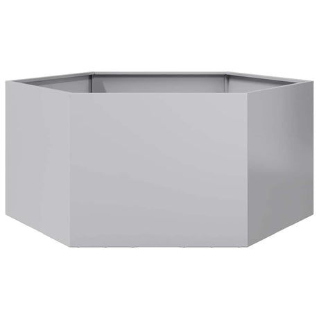 Vidaxx Pflanzgefäß Sechseck 104x90x45 cm verzinkter Stahl