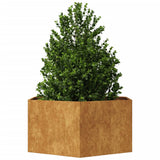 Vidaxx Pflanzgefäß Sechseck 104x90x45 cm wetterfester Stahl