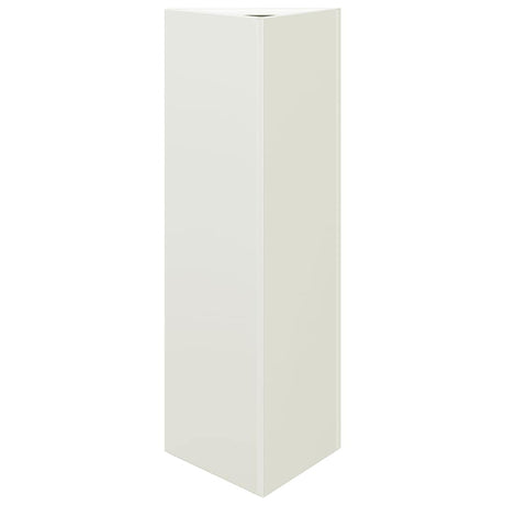 Vidaxx Pflanzgefäß Dreieck 30x26x75 cm Stahl weiß