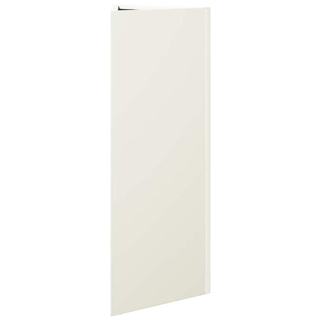 Vidaxx Pflanzgefäß Dreieck 30x26x75 cm Stahl weiß