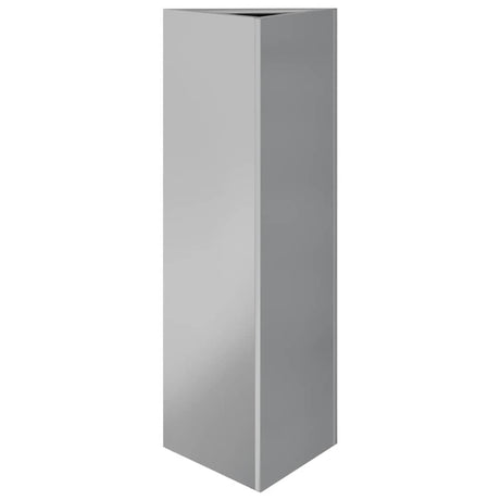 Vidaxx Pflanzgefäß Dreieck 30x26x75 cm verzinkter Stahl