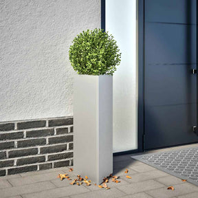 Vidaxx Pflanzgefäße 2 Stk. Dreieck 30x26x75 cm verzinkter Stahl