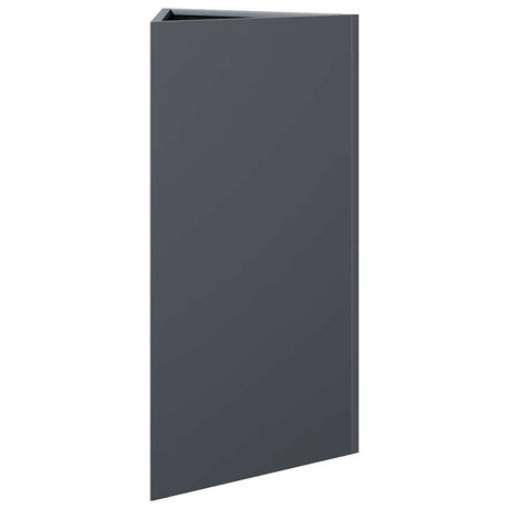 Vidaxx Pflanzgefäß Dreieck 40x34,5x70 cm Stahl Anthrazit