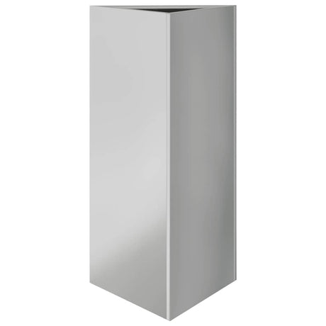 Vidaxx Pflanzgefäß Dreieck 40x40x75 cm aus verzinktem Stahl