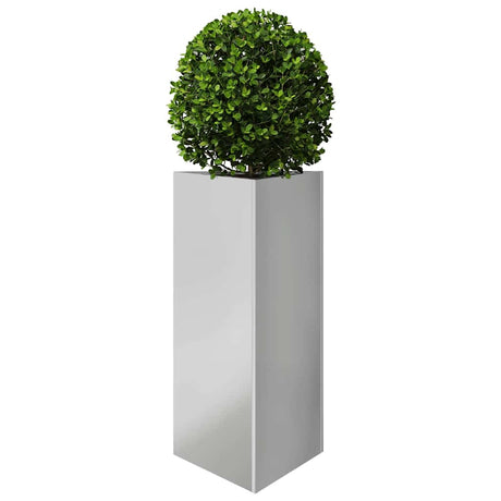 Vidaxx Pflanzgefäß Dreieck 40x40x75 cm aus verzinktem Stahl