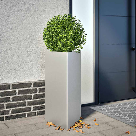 Vidaxx Pflanzgefäß Dreieck 40x40x75 cm aus verzinktem Stahl