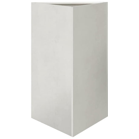 Vidaxx Pflanzgefäß Dreieck 50x43x75 cm Edelstahl