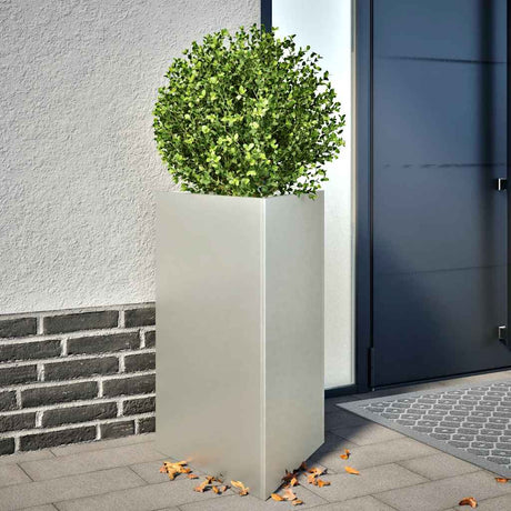 Vidaxx Pflanzgefäß Dreieck 50x43x75 cm Edelstahl