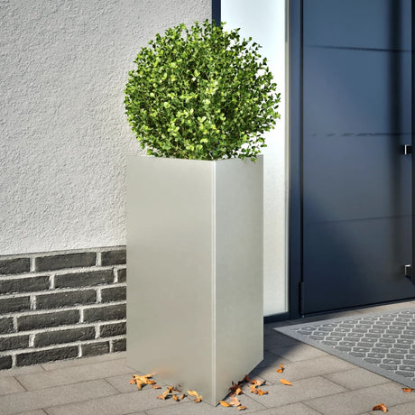 Vidaxx Pflanzgefäße 2 Stk. Dreieck 50x43x75 cm Edelstahl