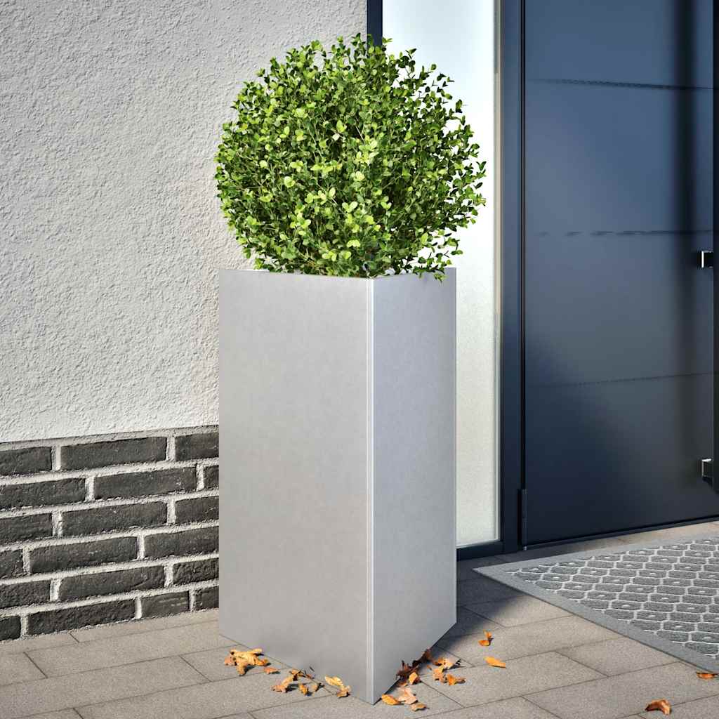 Vidaxx Pflanzgefäß Dreieck 50x43x75 cm verzinkter Stahl