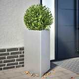 Vidaxx Pflanzgefäße 2 Stk. Dreieck 50x43x75 cm verzinkter Stahl