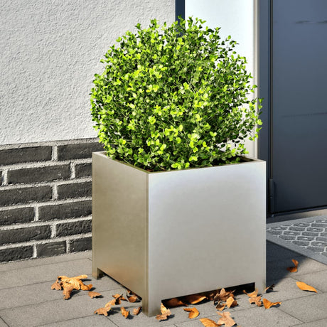 Vidaxx Pflanzenbank 40x40x40 cm Edelstahl