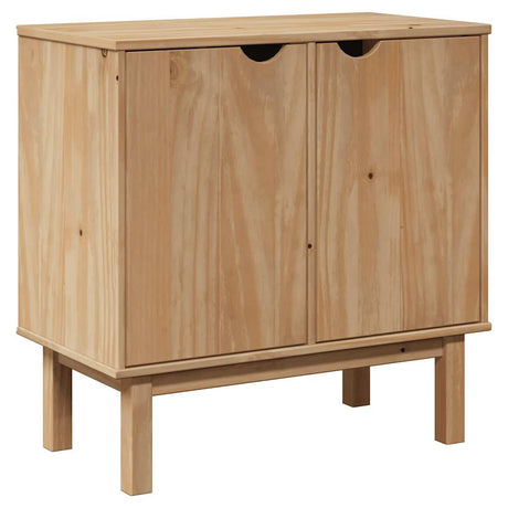 Vidaxl gangkast otta 75x40x75 cm massief grenenhout