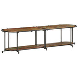 Vidaxl tv-meubel 160x42x40 cm massief gerecycled hout